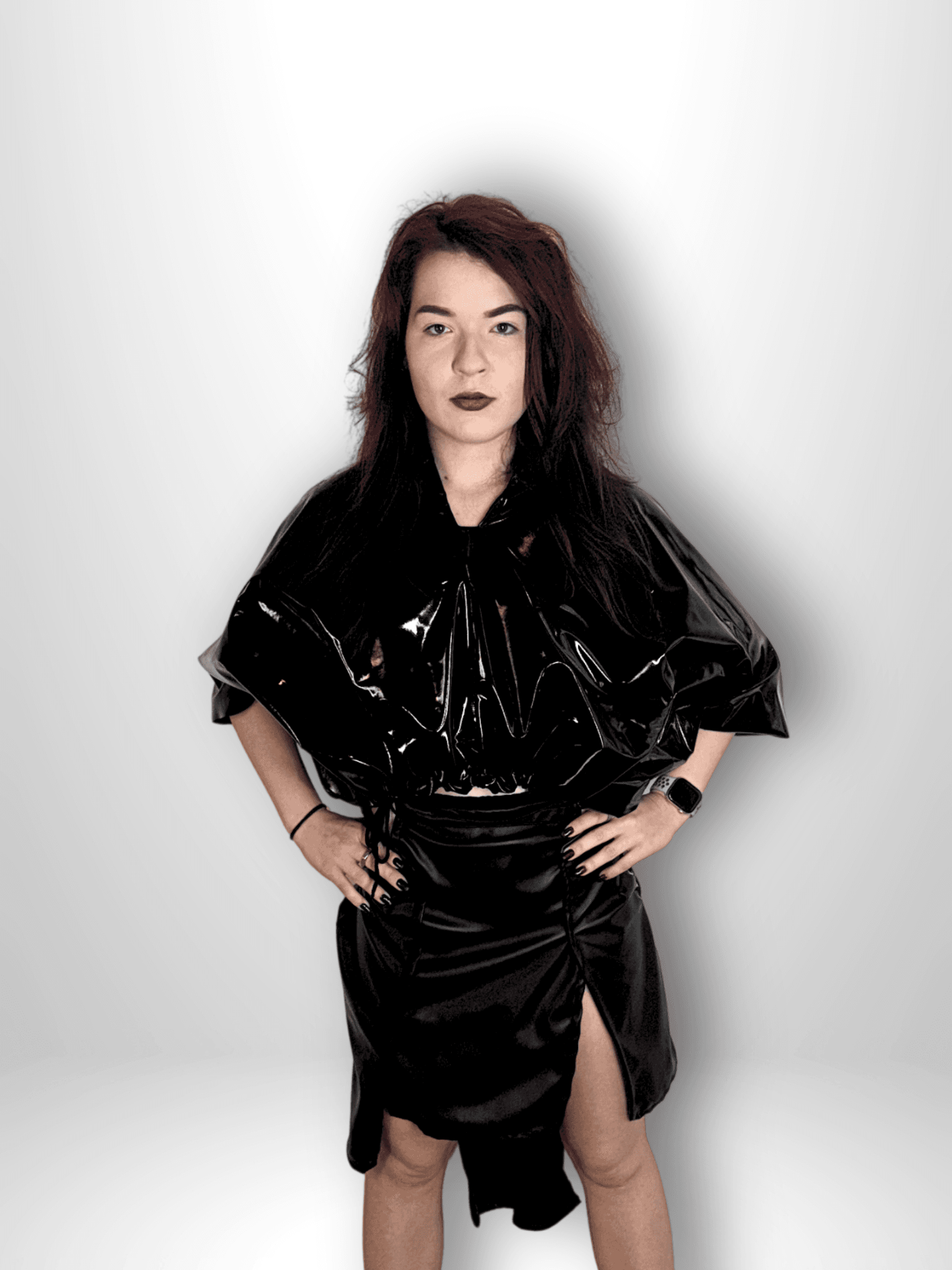 LACED FLAP SKIRT in black — skirts by Berlakva